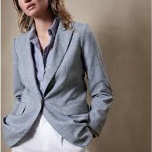 Banana Republic Light Chambray Blazer